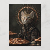 Kitten en de garnaal briefkaart (Voorkant)
