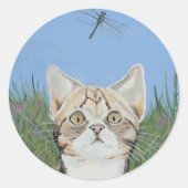 Kitten en Dragonfly stickers (Voorkant)