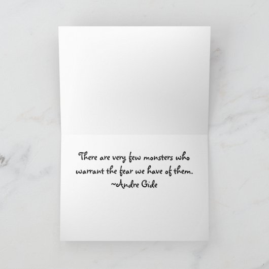 Kitten en hond aanmoediging wenskaart kaart (Binnen)