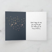 Kitten en Leeuw Verjaardag Kaart (Binnen)