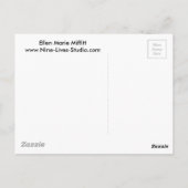 Kitten en Leprechaun vinden een vier lef-klaver Briefkaart (Achterkant)