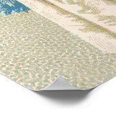 Kitten en meisje Poster (Hoek)