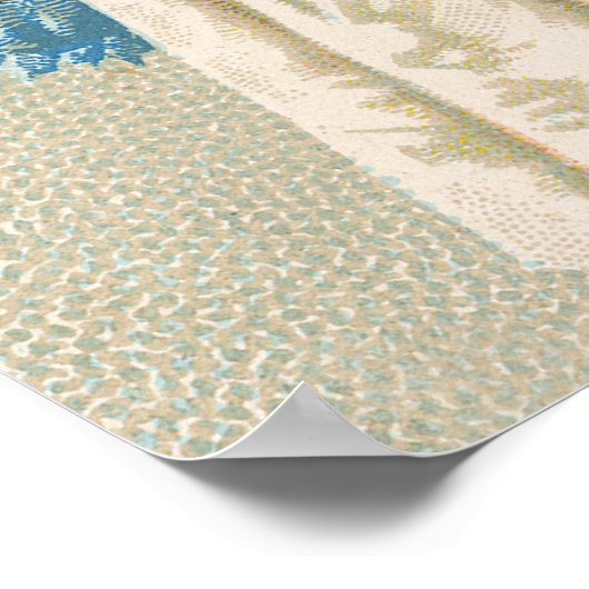  Kitten en meisje Poster (Hoek)