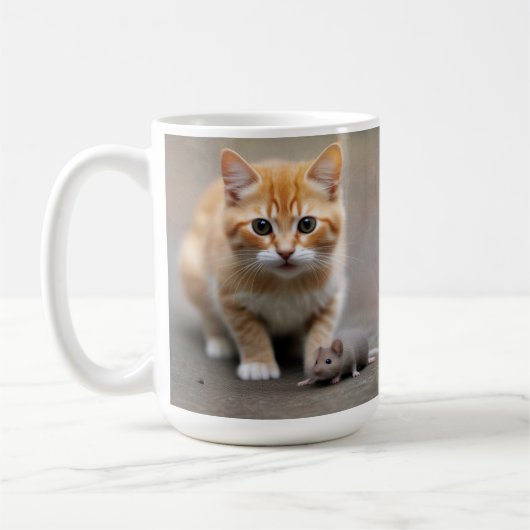 Kitten en Muis Koffiemok (Links)