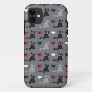 kitten en muizen Case-Mate iPhone case