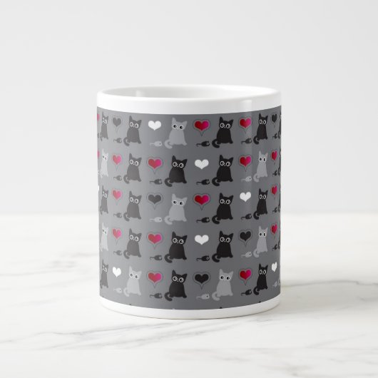 kitten en muizen grote koffiekop (Voorkant)