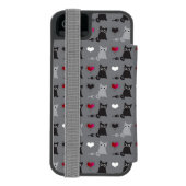 kitten en muizen incipio iPhone portemonnee hoesje (Agenda Achterkant)