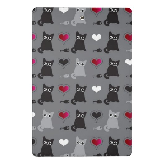 kitten en muizen mini klembord (Achterkant)