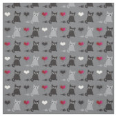 kitten en muizen stof (Swatch)