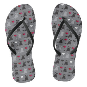 kitten en muizen teenslippers