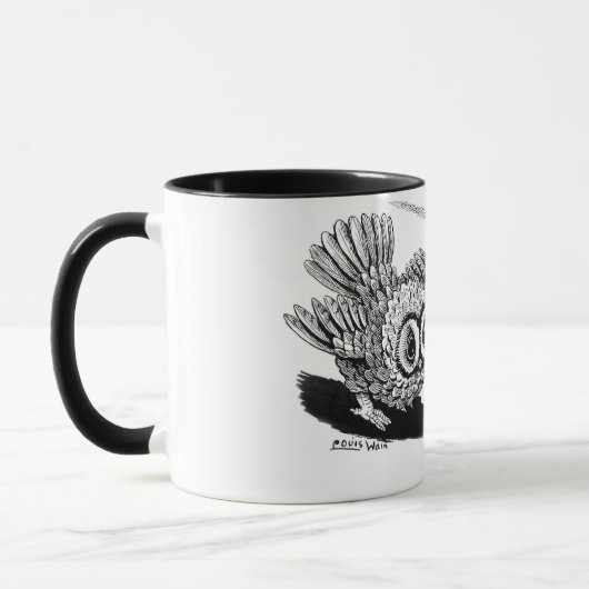 Kitten en Owl, Louis Wain Mok (Links)