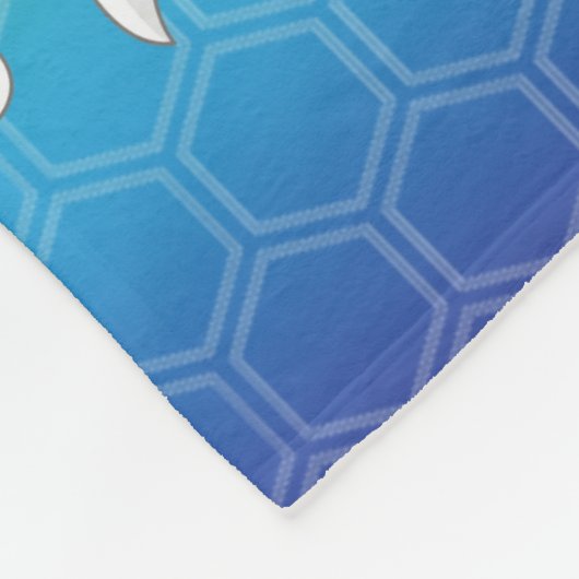 Kitten en puppy Rainbow Fleece Blanket. (Hoek)