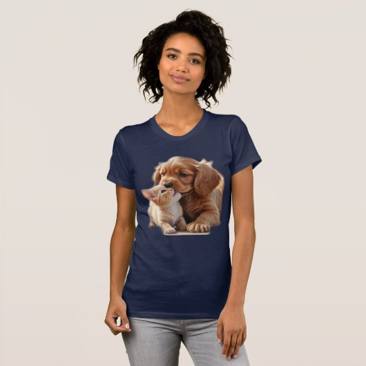 Kitten en Puppy T-shirt (Voorkant volledig)