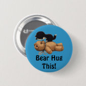 Kitten en Teddy Bear Gifts Ronde Button 5,7 Cm (Voorkant /achterkant)