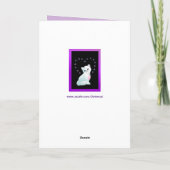 kitten en vlinders wenskaart kaart (Achterkant)