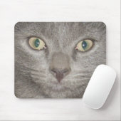 Kitten Face2 Mousepad -Grijs Muismat (Met muis)