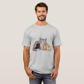 Kitten Family Snuggle T-shirt (Voorkant volledig)