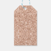 Kitten Faux Roos Gouden Favor Dank u Label Cadeaulabel (Achterkant)