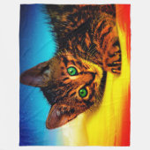 Kitten Fleece Deken (Voorkant)