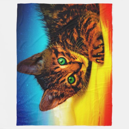 Kitten Fleece Deken (Voorkant)