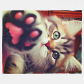 Kitten Fleece Deken (Voorkant (Horizontaal))