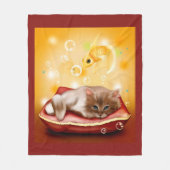 Kitten Fleece Deken (Voorkant)