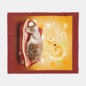 Kitten Fleece Deken (Voorkant (Horizontaal))