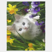 KITTEN FLEECE DEKEN (Voorkant)