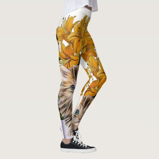 Kitten Floral-Leggings Leggings (Rechts)