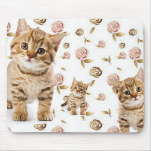 Kitten Floral Muismat! Muismat