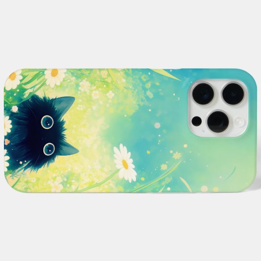 Kitten Flower Retreat Case-Mate iPhone Case (Achterkant (horizontaal))