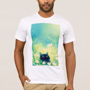 Kitten Flower Retreat T-shirt