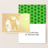 Kitten, Flowers, Shamrocks en Polka Dot, ZKOA Folie Kaarten (Display)