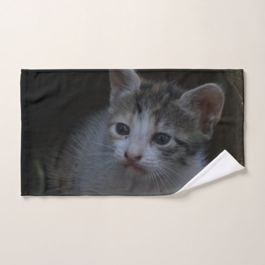 kitten foto handdoek (Handdoek)