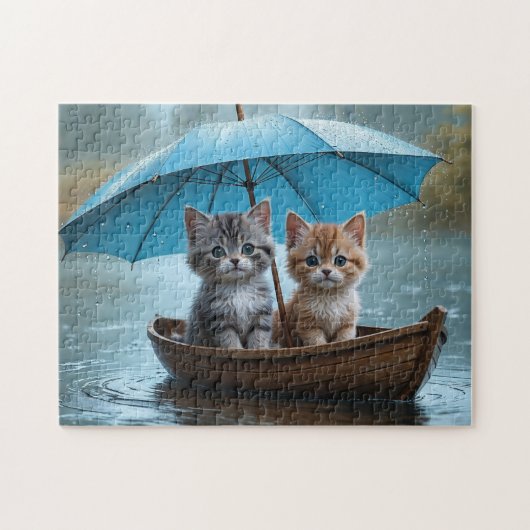 Kitten Fotopuzzels Kitten Kunst Internet Jigsaw Pu Legpuzzel (Horizontaal)