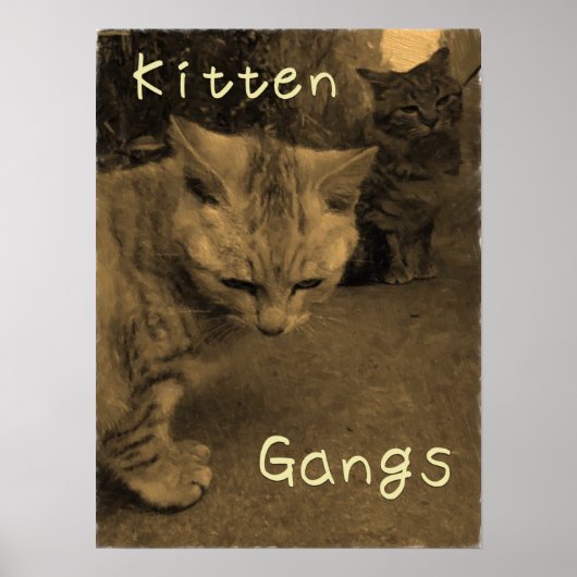 Kitten Gangs Poster (Voorkant)