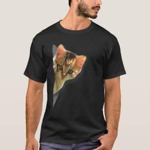 Kitten Gescheurde Stof   Kat   Kat Eigenaar Kat Vr T-shirt