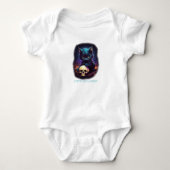 Kitten Halloween Skull Romper (Voorkant)