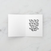  Kitten Halloween Wenskaart Kaart (Binnen)