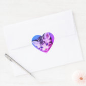 Kitten Hart Sticker (Envelop)