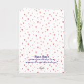 KITTEN & HEARTS door SHARON SHARPE Feestdagen Kaart (Achterkant)