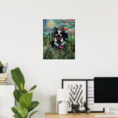 Kitten Heks Fantasie Kunst Door Molly Harrison Poster (Thuiskantoor)