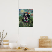 Kitten heks Fantasy Art van Molly Harrison Poster (Keuken)