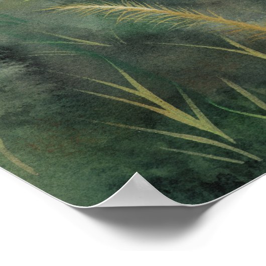 Kitten heks Fantasy Art van Molly Harrison Poster (Hoek)