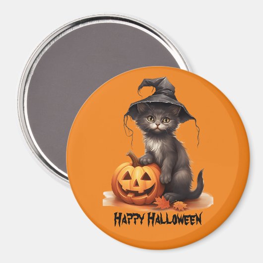 Kitten heks magneet (Voorkant / Achterkant)