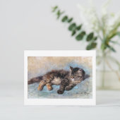 Kitten, Henriette Ronner-Knip Briefkaart (Staand voorkant)