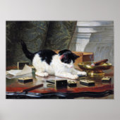 Kitten, Henriette Ronner-Knip Poster (Voorkant)