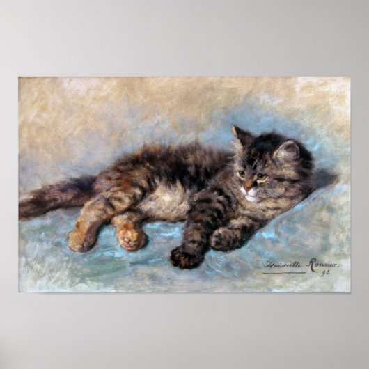 Kitten, Henriette Ronner-Knip Poster (Voorkant)