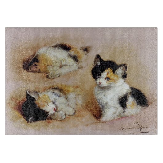 Kitten, Henriëtte Ronner-Knip Snijplank (Voorkant)