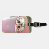 Kitten Hiding Bagagelabel (Voorkant horizontaal)